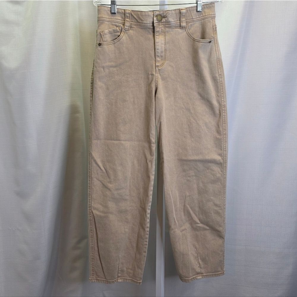 Democracy ABsolution Tan Barrel Leg Jeans Size 4
